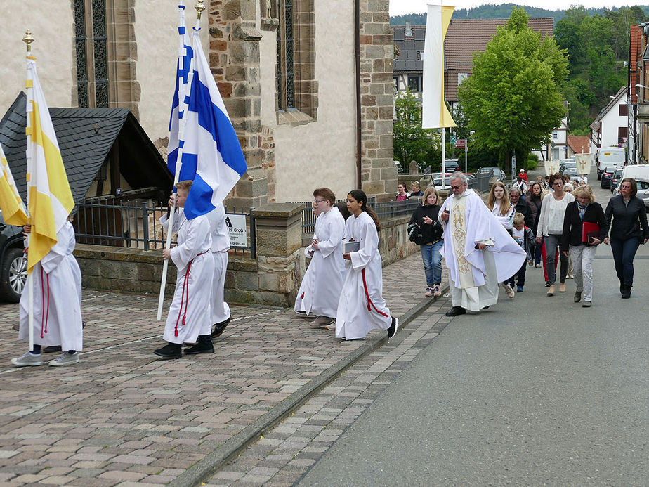 Bittprozession an Christi Himmelfahrt (Foto: Karl-Franz Thiede)